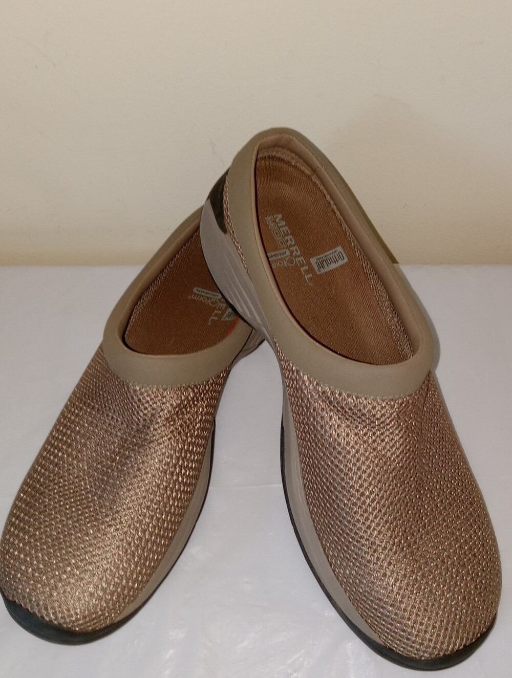 Merrell Tan Ebcore Breeze Mesh Cushioned Mules 10 - Picture 2 of 10